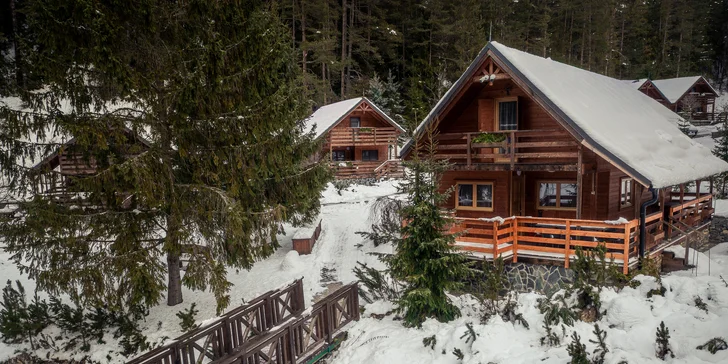 Lopušná Dolina po Tatrami: pobyt v izbách alebo chatke s wellness a možnosťou stravy