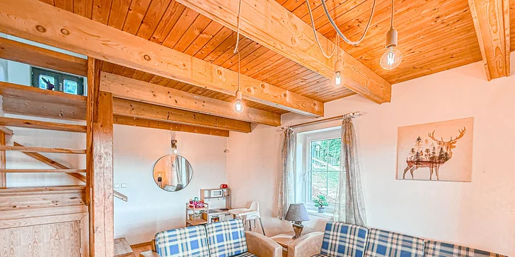 Chaty v Čistej v Krkonošiach až pre 8 osôb: zjazdovky, výlety a v lete bazén