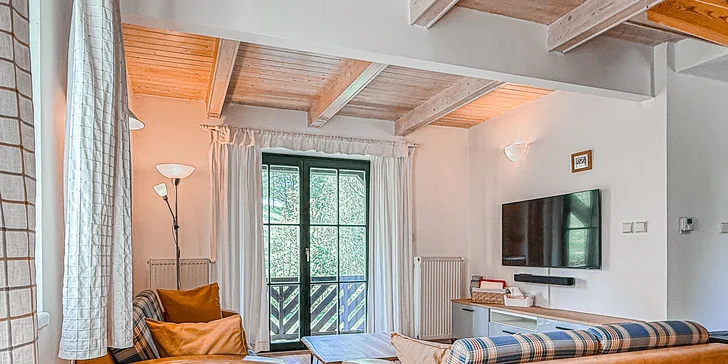 Chaty v Čistej v Krkonošiach až pre 8 osôb: zjazdovky, výlety a v lete bazén