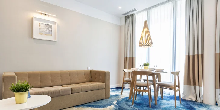 Apartmány pre 4 až 6 osôb pri Balte: ubytovanie pri pláži aj možnosť stravy