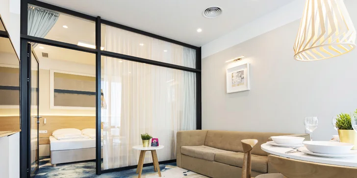 Apartmány pre 4 až 6 osôb pri Balte: ubytovanie pri pláži aj možnosť stravy