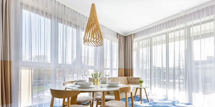 Apartmány pre 4 až 6 osôb pri Balte: ubytovanie pri pláži aj možnosť stravy