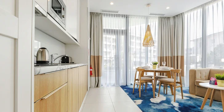 Apartmány pre 4 až 6 osôb pri Balte: ubytovanie pri pláži aj možnosť stravy