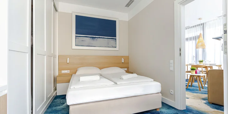 Apartmány pre 4 až 6 osôb pri Balte: ubytovanie pri pláži aj možnosť stravy