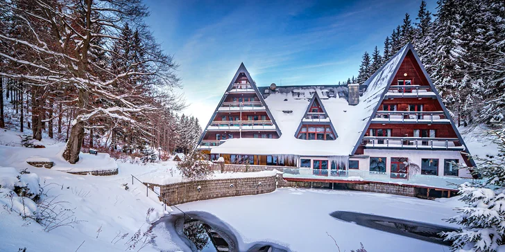 Poľské Krkonoše: raňajky alebo polpenzia, neobmedzený wellness aj otužovanie a inhalácia radónu