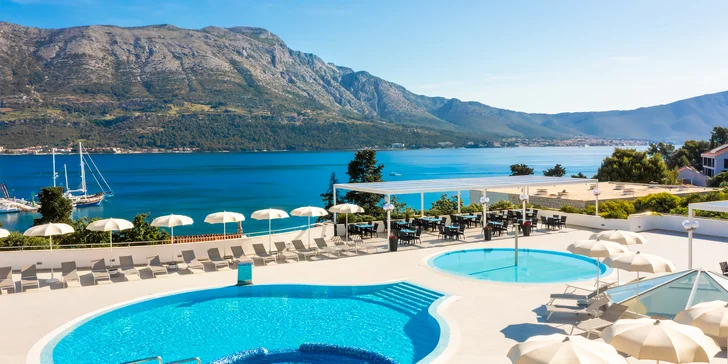 Relax na ostrove Korčula: 4* hotel so stravou, neobmedzeným wellness aj večerným a detským programom