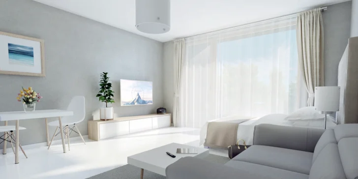 Domčeky alebo apartmány pri Balte s wellness aj animáciami neďaleko Sloviňského národného parku