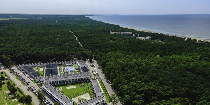 Domčeky alebo apartmány pri Balte s wellness aj animáciami neďaleko Sloviňského národného parku