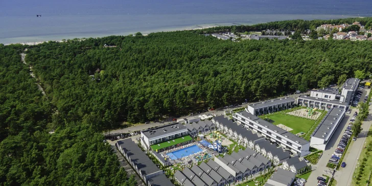 Domčeky alebo apartmány pri Balte s wellness aj animáciami neďaleko Sloviňského národného parku