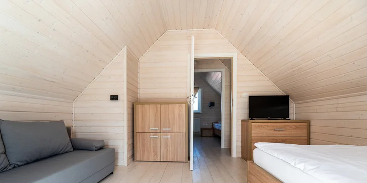 Domčeky alebo apartmány pri Balte s wellness aj animáciami neďaleko Sloviňského národného parku