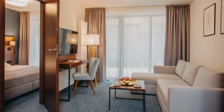 Poľské Krkonoše: apartmány butikového aparthotela, strava, bazén aj 2 deti zadarmo