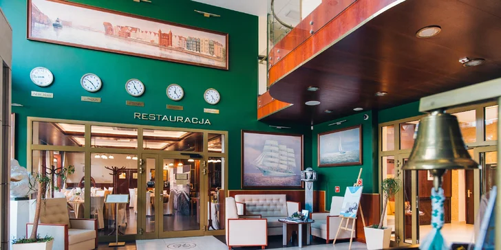 Vitajte v Gdansku: 4* hotel v historickom centre mesta, raňajky, neobmedzene sauna