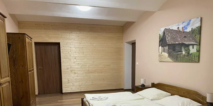 Vidiecka idyla v Babičkinom údolí: raňajky aj možnosť privátneho wellness