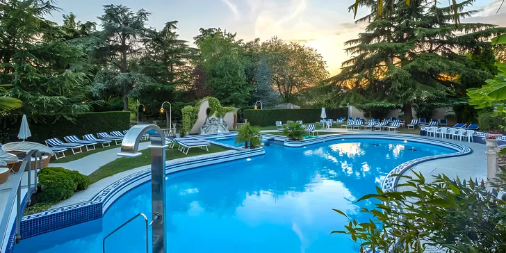 Dovolenka v kúpeľnom meste v Taliansku: plná penzia, termály, wellness aj 1 noc zadarmo