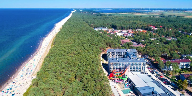 Rodinná dovolenka pri Balte: 4* hotel s neobmedzeným wellness, strava, vodný svet