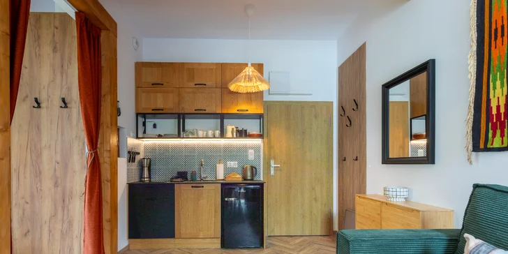 Dovolenka v Sklárskej Porube: apartmány s možnosťou raňajok, sauna a vírivka