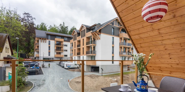 Dovolenka v Sklárskej Porube: apartmány s možnosťou raňajok, sauna a vírivka