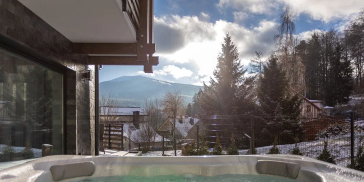 Dovolenka v Sklárskej Porube: apartmány s možnosťou raňajok, sauna a vírivka