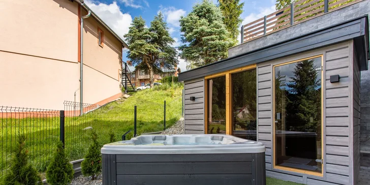 Dovolenka v Sklárskej Porube: apartmány s možnosťou raňajok, sauna a vírivka