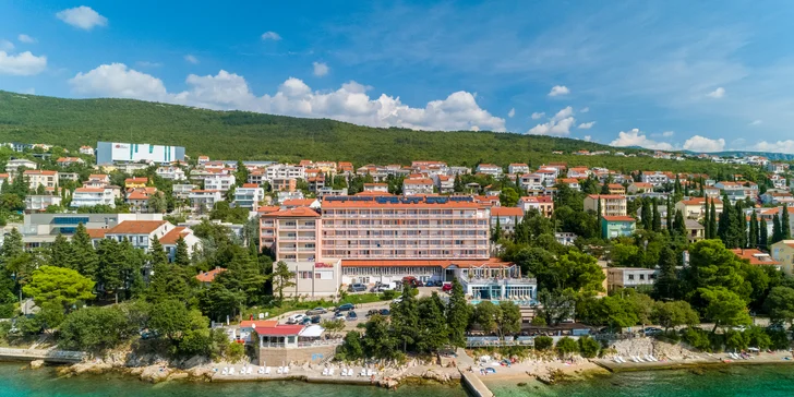 Crikvenica: pobyt v 4* hoteli so stravou, priamo pri pláži