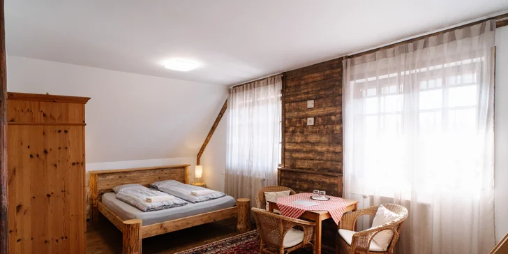 Pobyt v obľúbenom vidieckom sídle Gazdovský dvor v Bešeňovej s mini wellness