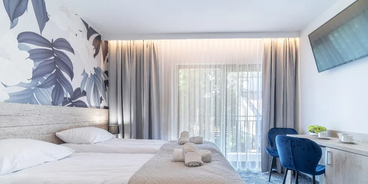 Prázdniny pri pobreží Baltu: rezort 200 m od pláže, polpenzia, neobmedzený wellness