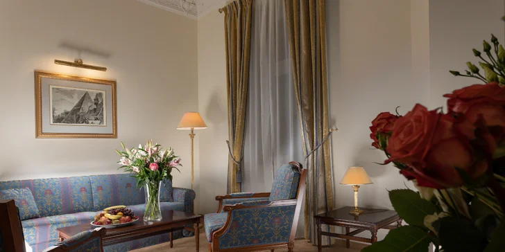 Pobyt v luxusnom 5* hoteli v Karlových Varoch: neobmedzený wellness aj masáže a kúpele