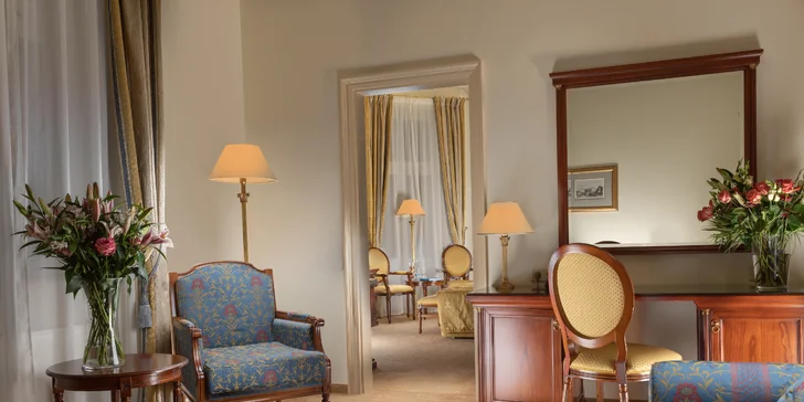 Pobyt v luxusnom 5* hoteli v Karlových Varoch: neobmedzený wellness aj masáže a kúpele