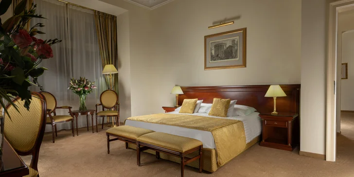 Pobyt v luxusnom 5* hoteli v Karlových Varoch: neobmedzený wellness aj masáže a kúpele