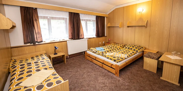 Zimná dovolenka v penzióne pod Tanvaldským Špičákom s raňajkami