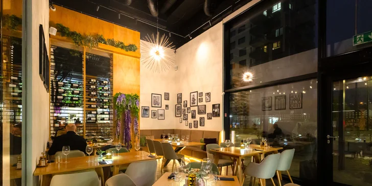 Degustačné menu: 3-chodová večera s chuťou Talianska