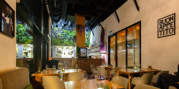 Degustačné menu: 3-chodová večera s chuťou Talianska