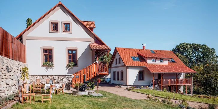 Relax na zrekonštruovanom statku v Borotíne: moderný apartmán až pre 6 osôb