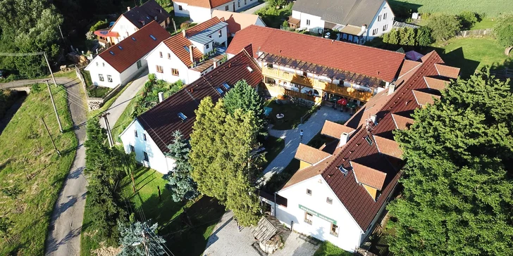 Dovolenka v južných Čechách: pobyt s možnosťou stravy, v lete každý deň bazén a množstvo výletných cieľov