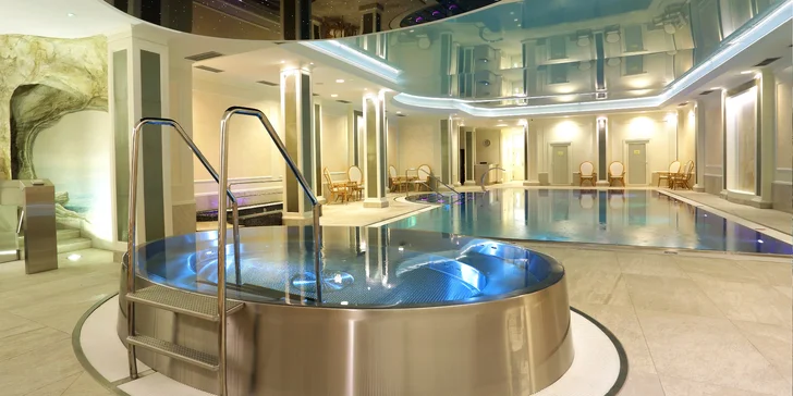 4* relax v Karlových Varoch: bazénové a wellness centrum, kúpeľné procedúry, polpenzia