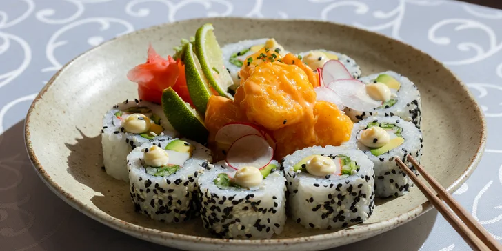 California rolka & krevety v tempure: gurmánska klasika pre milovníkov sushi