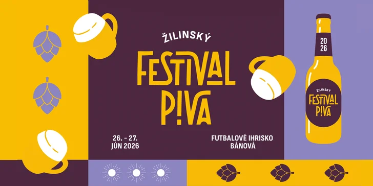 Dobrá hudba, zábava a hlavne pivo! Vstupenky na Žilinský festival piva pre jednotlivcov i rodiny