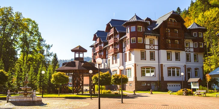 Čarovná dovolenka v srdci Pienin: pobyt v kúpeľoch s wellness, polpenziou a zľavou na procedúry
