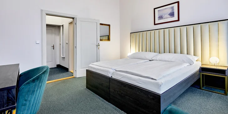 Wellness pobyt v historickom 4* hoteli v Mariánskych Lázňach: polpenzia, až 6 procedúr a bazén