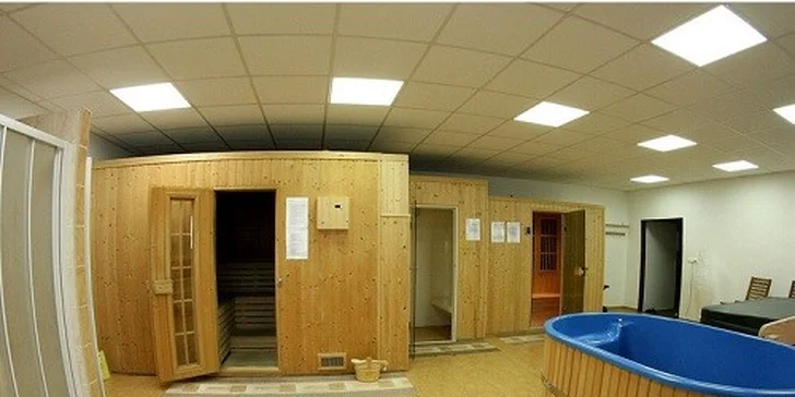 Wellness vírivka a sauny na dve hodiny