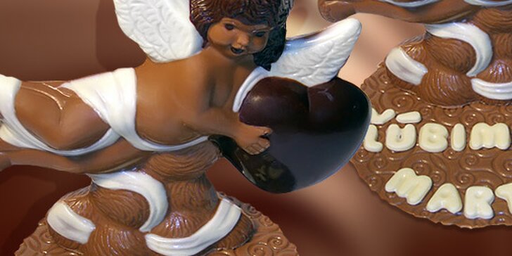 12,89 eur za čokoládového AMORA s venovaním alebo fotkou. Nebaví vás každoročne na Valentína kupovať tú istú bonboniéru? Darujte vášmu partnerovi originálnu čokoládovú figúrku so zľavou 50%