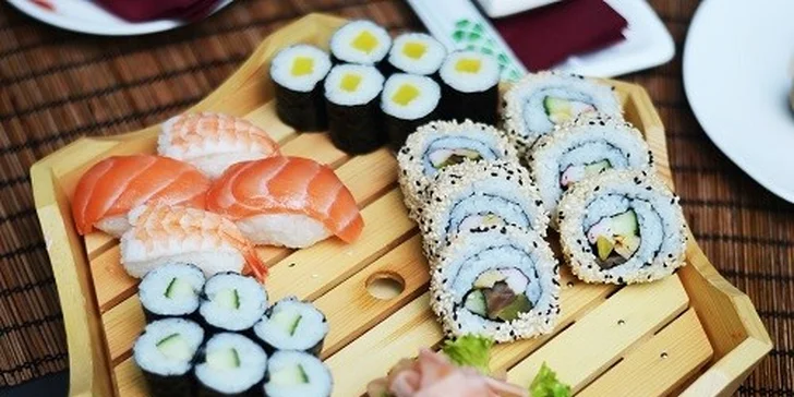Ázijské menu pre dvoch alebo sushi set v Avione