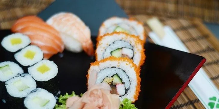 Ázijské menu pre dvoch alebo sushi set v Avione