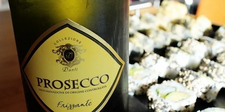 36 ks poctivého sushi z rýb a fľaša Prosecca