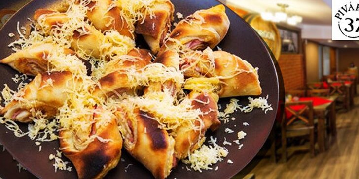 Krehké syrovo-šunkové pizza rožky v novej 37-ičke
