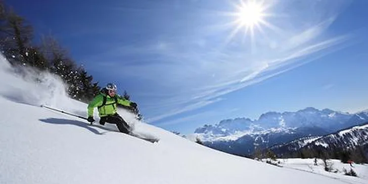SKI Val di Sole-7nocí v hoteli 6-denný skipas