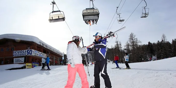 SKI Val di Sole-7nocí v hoteli 6-denný skipas