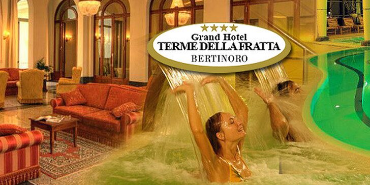 359 eur za 6 dní pre dvoch v luxusnom termálnom GRAND HOTEL**** Terme de la Fratta. Vychutnajte si rozprávkovú dovolenku v talianskom Bertinore !!!