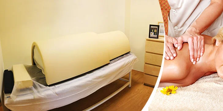 Vodorovná infrasauna alebo relaxačná masáž