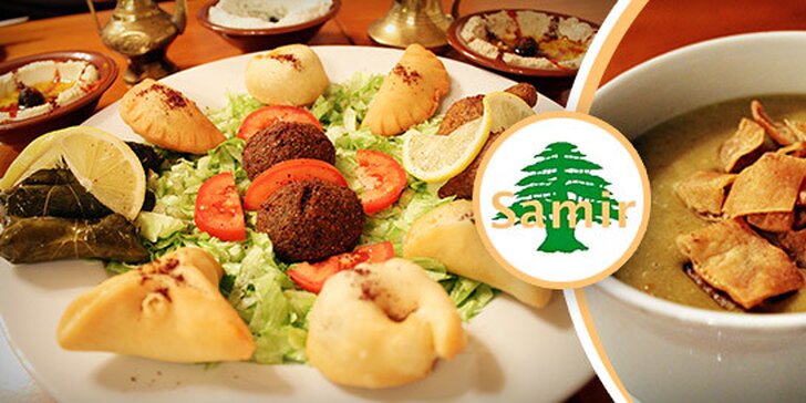 Originálne arabské zážitkové menu SAMIR pre dvoch
